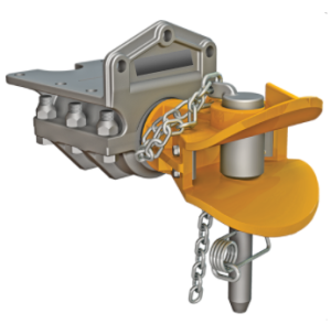 Holland Pin Coupler with Fish Mouth Head is an expensive and time consuming coupler to replace. EWP Poly Warepads can help!